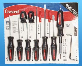 CRESCENT   SCREWDRIVER SET